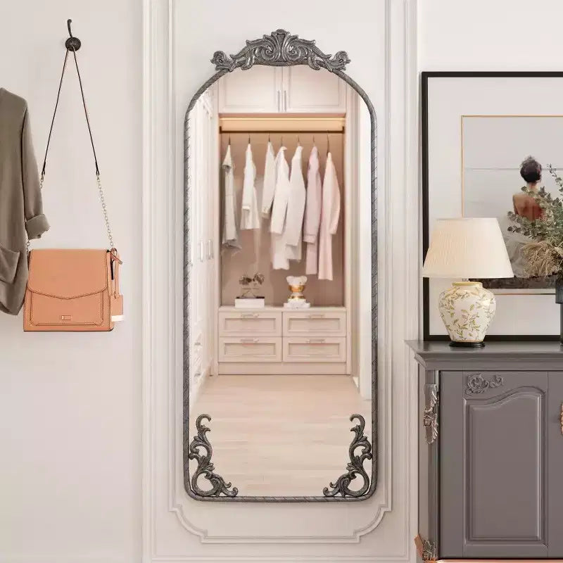 TUYOHW 58x24 Full Length Mirror,Wall Mounted Mirror with MDF Backboard for Bedroom,Living Room,Cloakroom