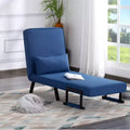 AEELLEEA 4-in-1 Convertible Sofa Bed - Folding Arm Chair Lounge with 5-Position Adjustable Backrest & Pillow, Space-Saving for Small Spaces, Office