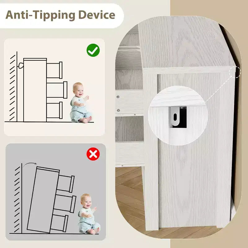 Cassettiera a 9 cassetti per camera da letto, Comò moderno e spazioso, Grande cassettiera in legno per soggiorno, corridoio, ingresso