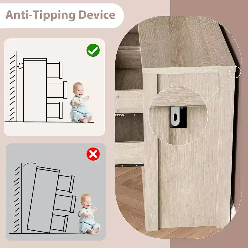 Cassettiera a 9 cassetti per camera da letto, Comò moderno e spazioso, Grande cassettiera in legno per soggiorno, corridoio, ingresso