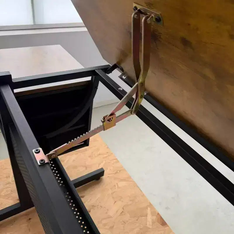 Tavolo da Disegno Regolabile in Altezza con Sgabello e 3 Cassetti, Inclinazione 0-75°, Nero