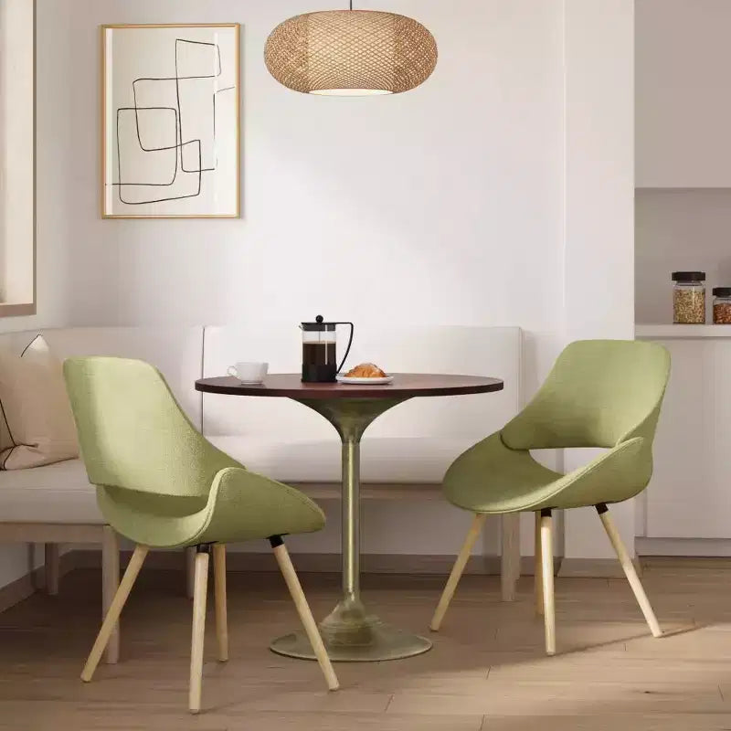 Tavolo da pranzo rotondo da 36", piano in legno massello di acacia con base a piedistallo in rame anticato, 2-3 posti