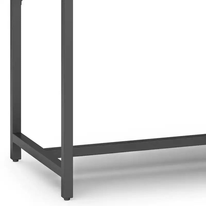 Scrivania direzionale Mid-Century da 183 cm, in legno massello di gomma con schedario e 3 cassetti